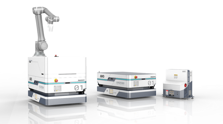 3377体育數位開發的自主式移動機器人（AMR250M），搭配全向輪並結合AI演算法、2D LiDAR、3D攝影機等技術，協助客戶實現產線全自動化